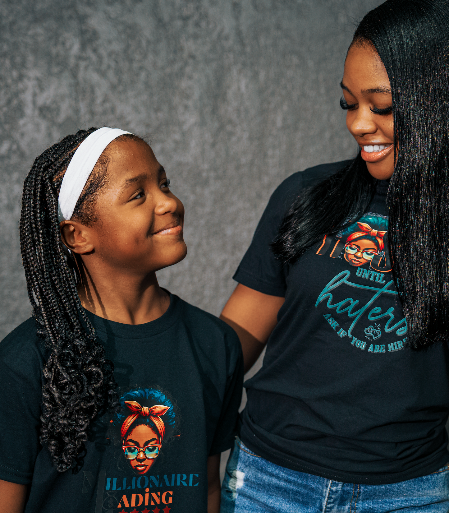 Mommy and Me Hustle & Dream T-Shirt Set